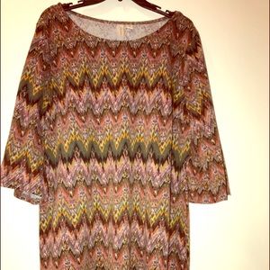 Adorable Chevron Print Dress